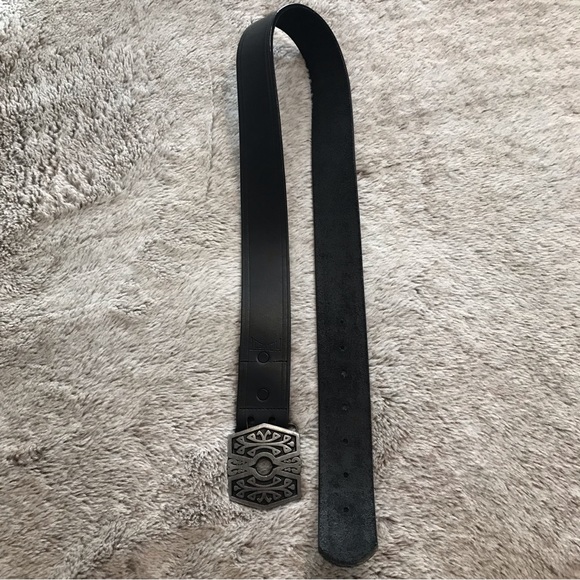 Indiana Metal Craft Buckle & Honest Leather Belt Strap by Jesse McLeod - Picture 4 of 12